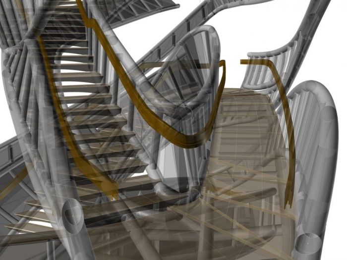 Archisio - Roberto Rossi - Progetto Scale per interni - fuksas e armani - new york