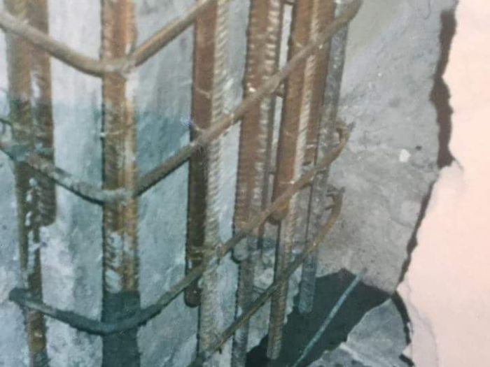 Archisio - Maurizio Massini - Progetto Schiacciamento di un pilastrointervento di consolidamento