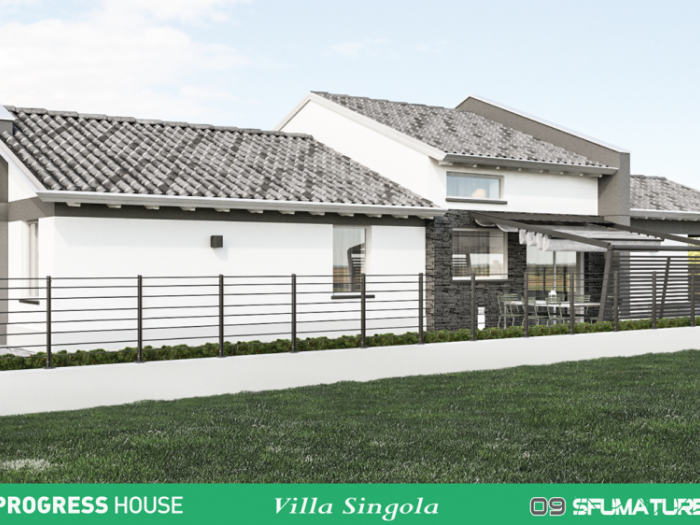 Archisio - Studiop09 - Progetto Villa 09 sfumature di grigio