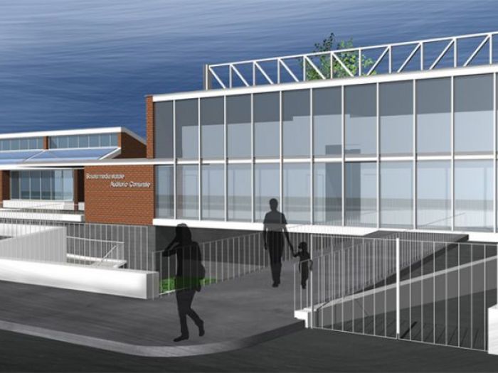 Archisio - Mario Pucciarelli - Progetto Nuova scuola media di berlingo