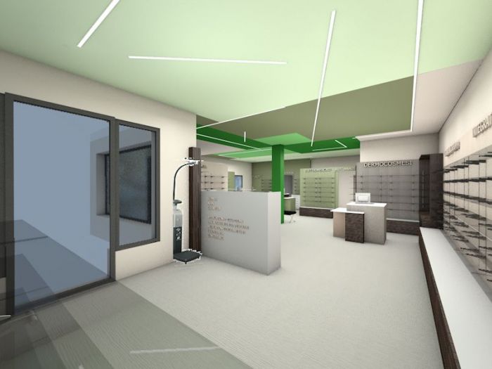 Archisio - Amedeo Giordano - Progetto Nuova sede farmacia duomo