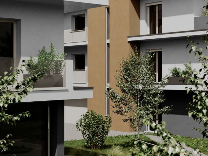 Archisio - Carlo Porcari - Progetto Nuova realizzazione fabbricato condominiale alto livello energetico e sismico