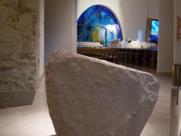 Archisio - Ateliers Romeo - Progetto La chiesa di theotokos a loppiano - fonte battesimale -