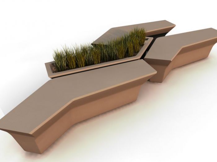 Archisio - D Materials - Progetto Connectivity planter