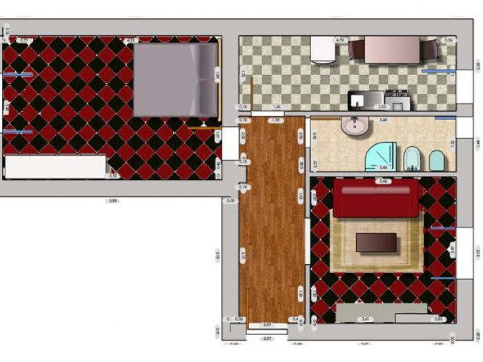 Archisio - Archihouse - Progetto Ristrutturazione appartamento zona testaccio