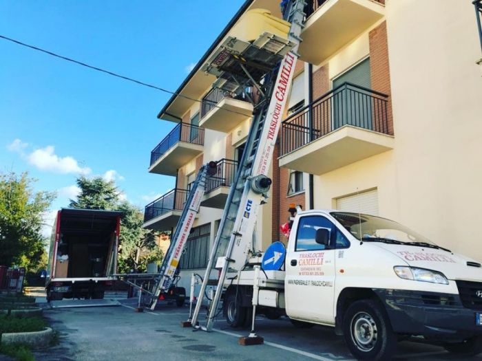 Archisio - Traslochi Camilli - Progetto Scale aeree