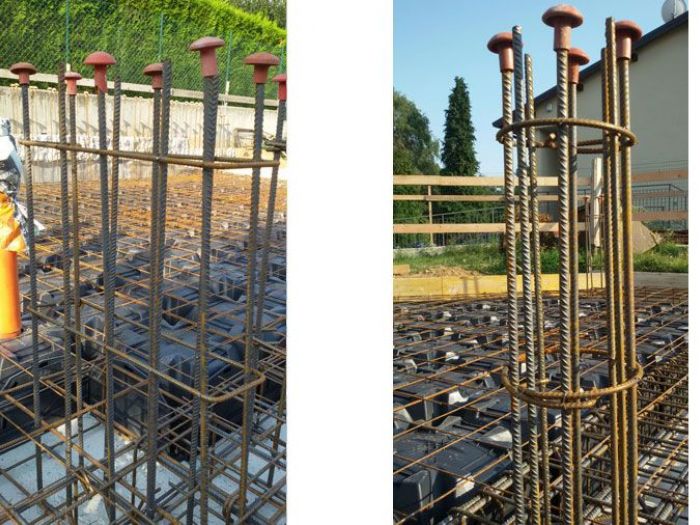 Archisio - Edilgorla - Progetto Casseratura fondazioni e posa iglu formazione pilastri su piano terra realizzazione pilastri su piano terra