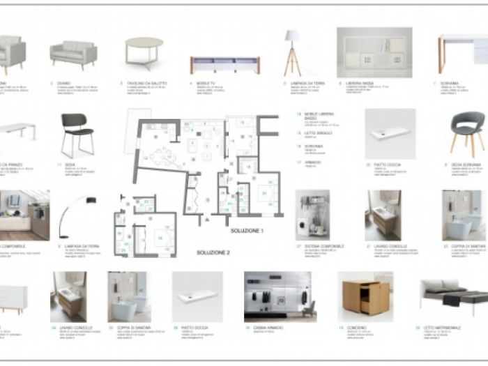 Archisio - Gianluca Ferranti - Progetto Appartamento 100 mq