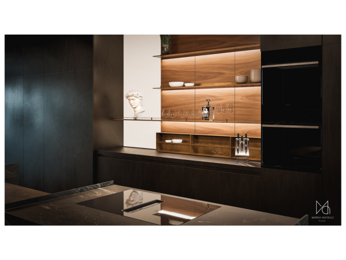 Archisio - Marina Agatiello - Progetto Luxury kitchen design