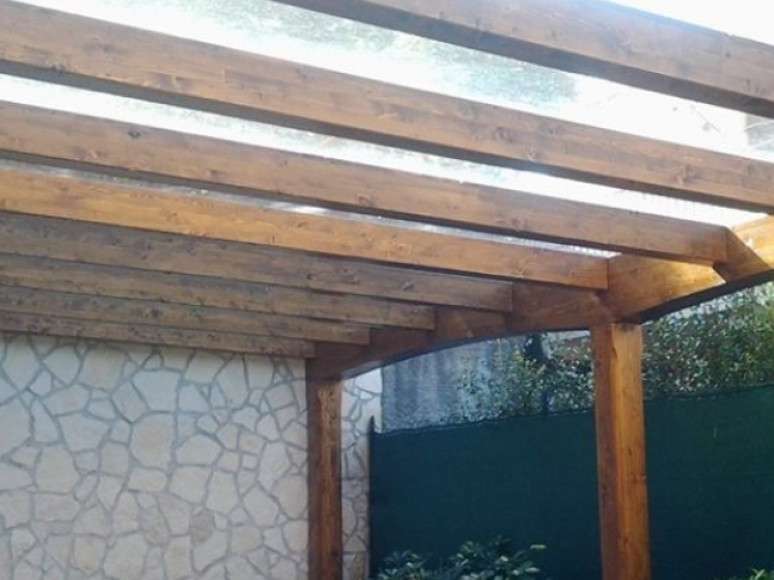 Archisio - Non Solo Tetti Di Baroni Antonino - Progetto Tettoia con vetri ad incastro