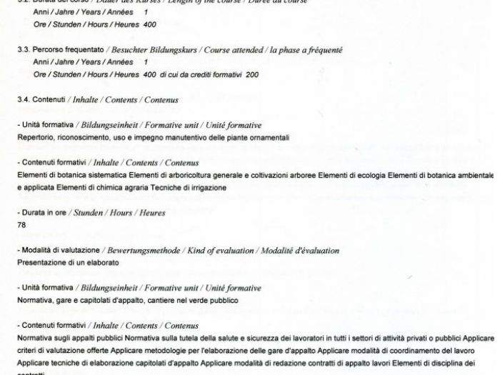 Archisio - Luca Righetto - Progetto Attestazioni per progettazione giardini