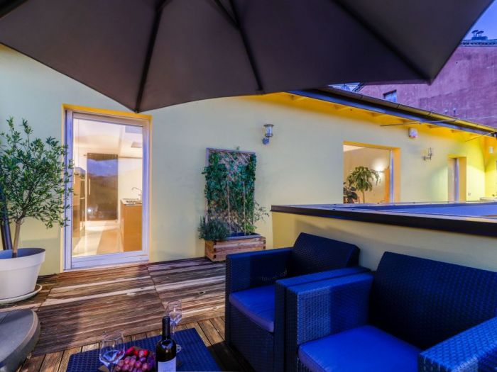 Archisio - Marina Ghedini - Progetto Home staging in attico moderno abitato