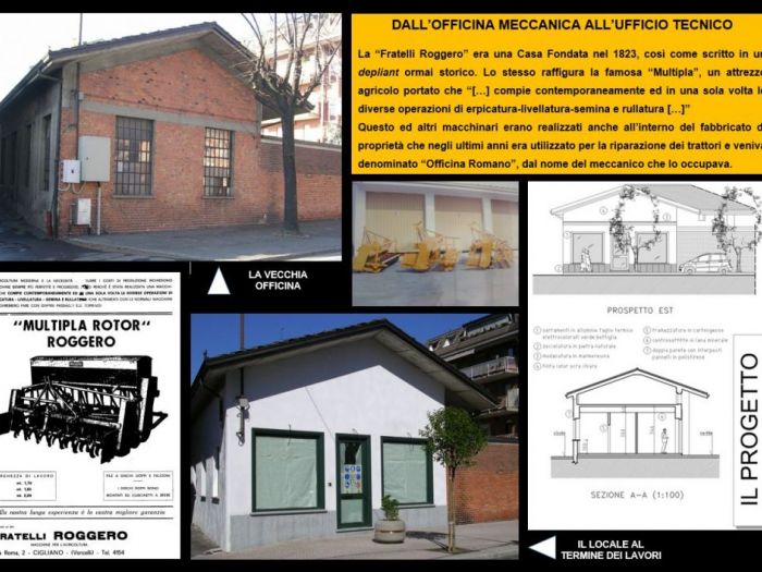Archisio - Paolo Ceridono - Progetto Da officina meccanica ad ufficio