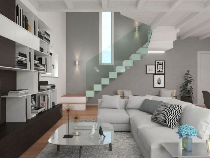 Archisio - Render Real - Progetto Renderign di un soggiorno