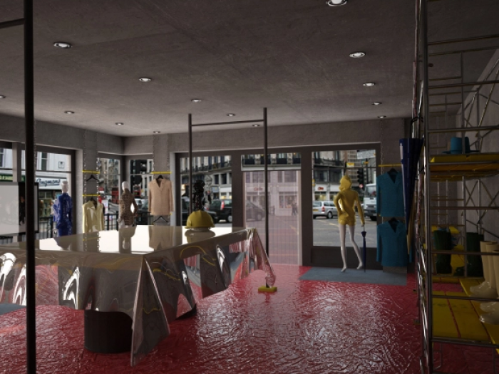 Archisio - Giulia Garnero - Progetto Negozio monomarca di abbigliamento