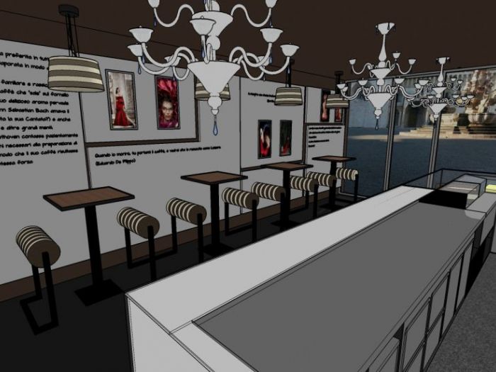 Archisio - Gianluca Bernardini - Progetto Concept caffetteria