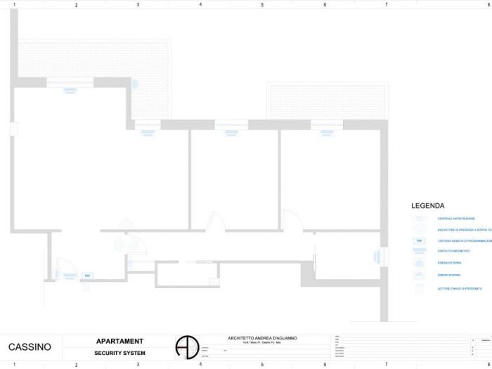 Archisio - Andrea Daguanno - Progetto Ristrutturazione di un appartamento