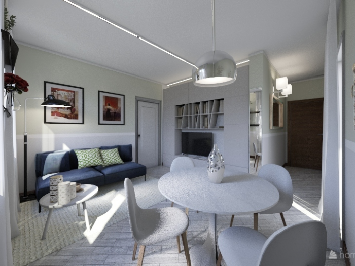 Archisio - Interno 75 - Progetto Bilocale milano