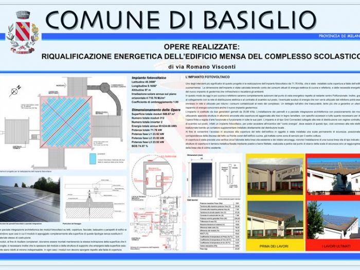 Archisio - Silvia Pietta - Progetto Riqualificazione energetica mensa
