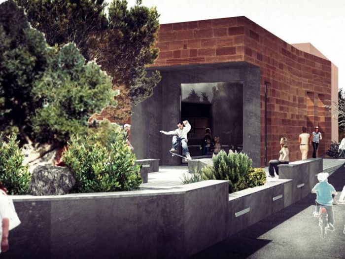 Archisio - Studio Ferretti - Progetto Ufficio postale tergu