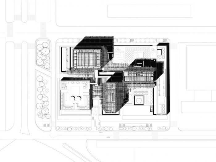 Archisio - Bicuadro - Progetto Headquarter telecom italia roma eur