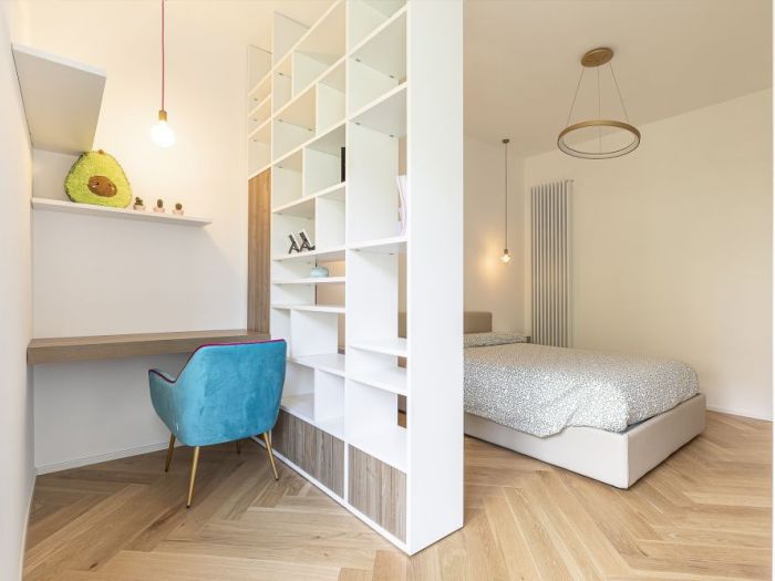 Archisio - Gianluca Chiocca Design - Progetto Ristrutturazione appartamento 50mq milano - bullona