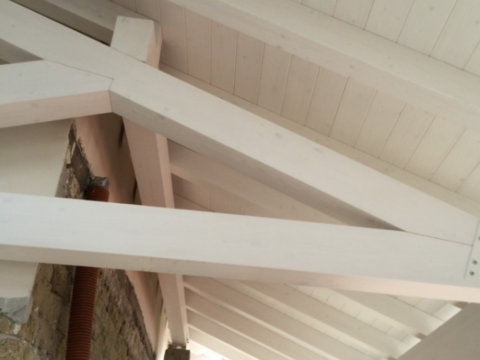 Archisio - Ad Architettura Design - Progetto Copertura e porticato in bianco