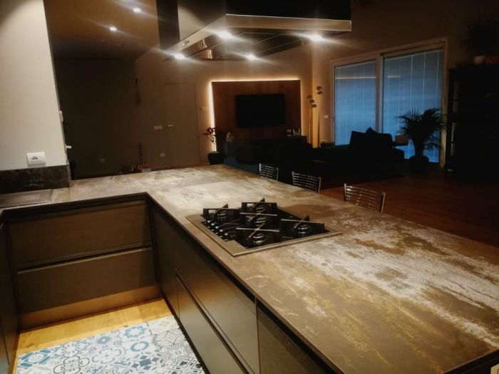 Archisio - Mhid Maiocchi House Interior Designer - Progetto Cucina con bancone sneck