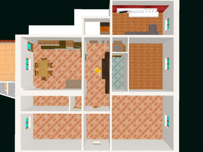 Archisio - Emanuela Rombi - Progetto Fusione di due appartamenti