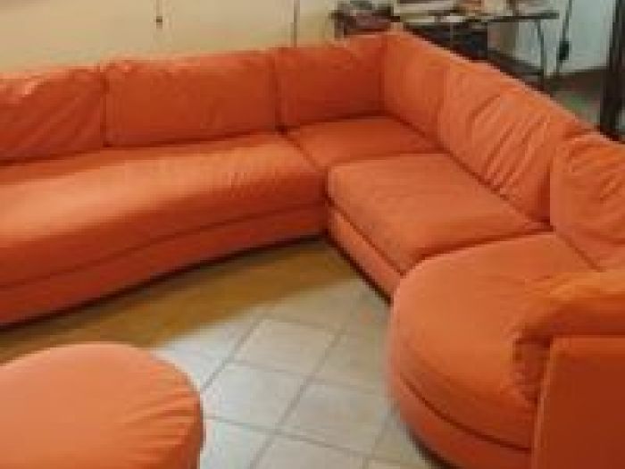 Archisio - Tappezzeria Lanciotto Fsco - Progetto Divano arancione
