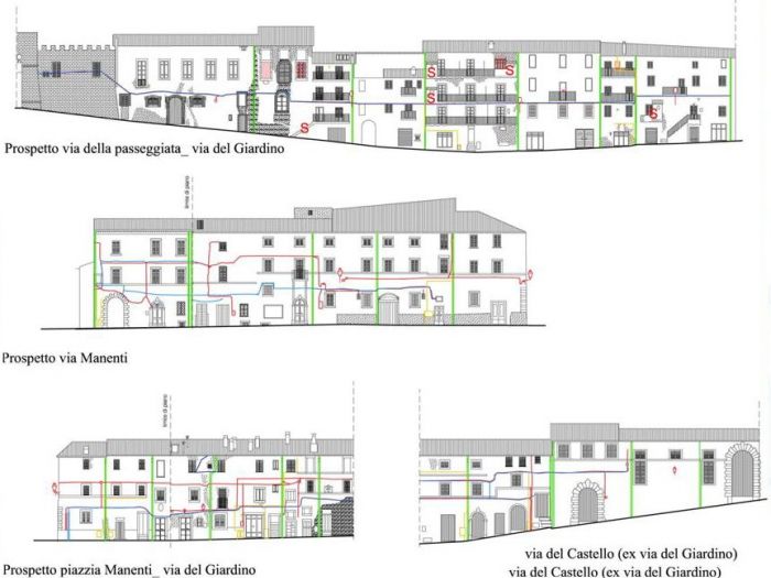 Archisio - Pstudio - Progetto Piano di recupero spina di castello