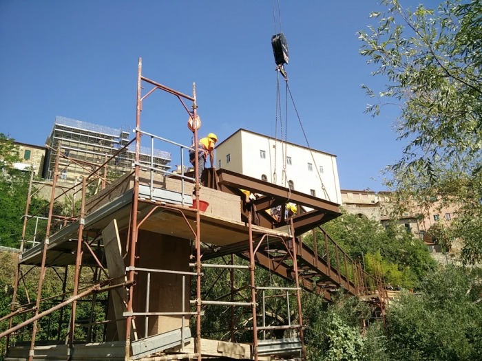 Archisio - Luca Cesaretti - Progetto Passerella pedonale delle fontacce