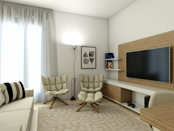 Archisio - Antonella Favalli - Progetto Appartamento luminoso a cagliari