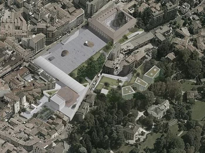 Archisio - Studio Bugna - Progetto Nuovo teatro e complesso di Via ravasi - varese