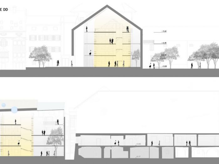 Archisio - Bicuadro - Progetto Biblioteca comunale