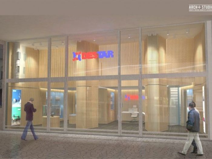 Archisio - Arch Studio - Progetto Showroom destar