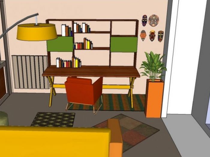 Archisio - Intrecciodilinee Creative Design Studio - Progetto Re-looking di un appartamento a montpellier