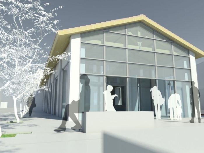 Archisio - Soa Spazio Oltre Larchitettura - Progetto Alt stazione arte e bici alla fermata del treno