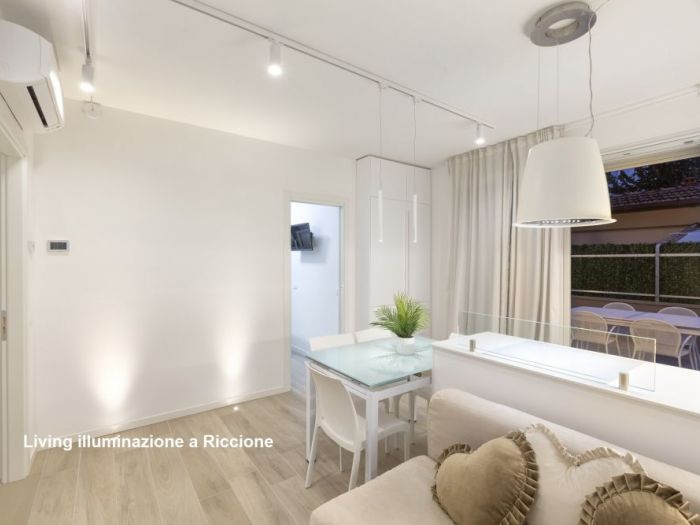 Archisio - Living Illuminazione - Progetto Pogetto luci per appartamento della sigra simona a riccione