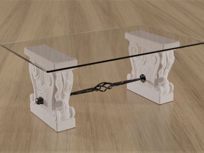 Archisio - Dablec Di Tiziano Moletta - Progetto Tavolino da salotto classico valmarana