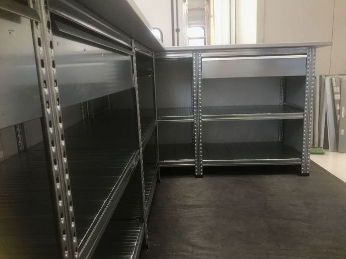 Archisio - Imetallici Di Taverna Andrea Taverna - Progetto Bancone a misura attivit commerciale giardinaggio