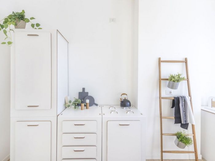 Archisio - Eukalipto Studio - Progetto Home staging completo con servizio fotografico immobiliare su immobile vuoto - trilocale gorla