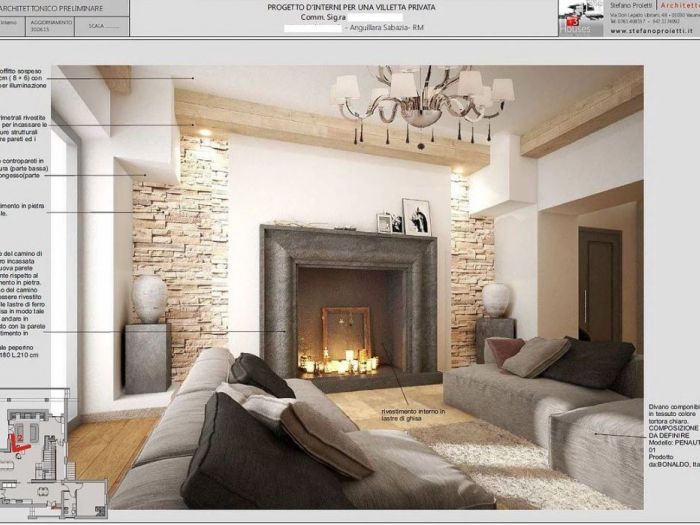 Archisio - Stefano Proietti - Progetto Lavoro di design per linterno di una villa in stile rustico in provincia di roma interior design