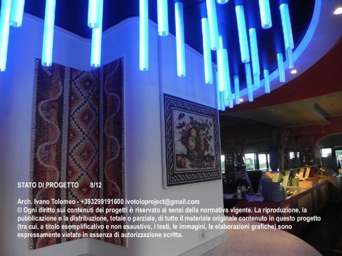 Archisio - Ivano Tolomeo - Progetto Isola buffet hotelresort rocca nettuno