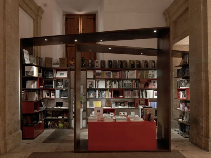Archisio - Bicuadro - Progetto Bookshop electa accademia di francia villa medici
