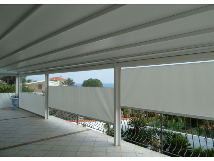 Archisio - Tende Nico Design - Progetto Progetto chiusure verticali con guide