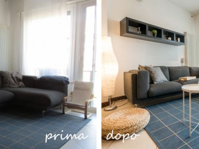 Archisio - Alessandro Giardini - Progetto Allestimento home staging di appartamento privato a rimini