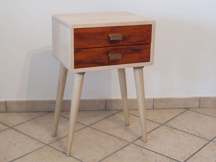 Archisio - Ebanisteria Gambella - Progetto Comodino personalizzabile in stile anni 50