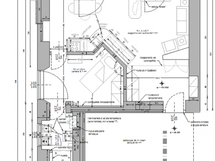 Archisio - Enrico Girardi - Progetto Appartamento adele