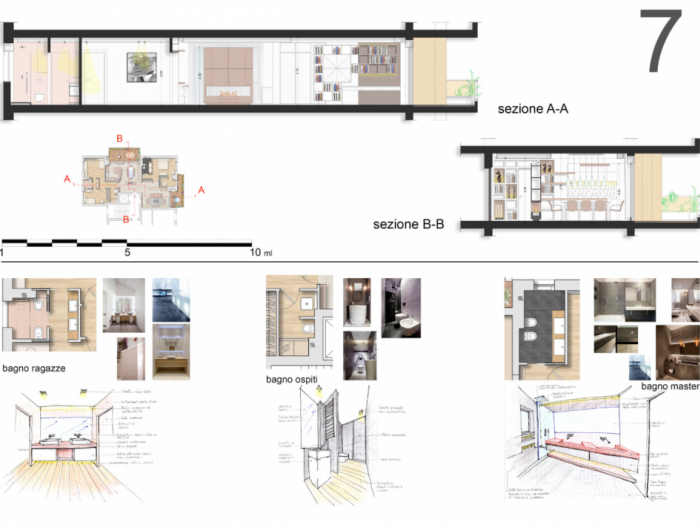 Archisio - Daniele Campolungo - Progetto Appartamento milano